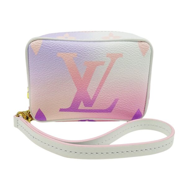 LOUIS VUITTON Pink Monogram Pouch - Picture 1 of 11